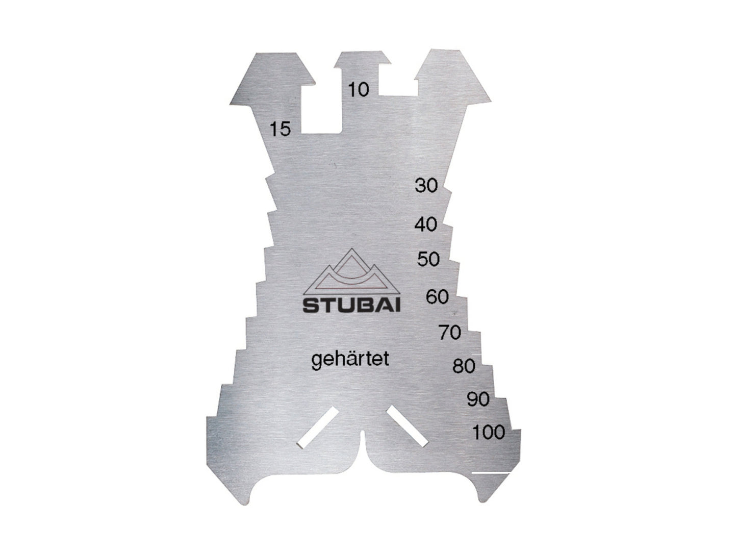 Stubai Anreißschablone 1,3mm,gehärtet 140x100mm
