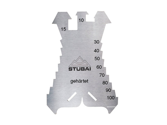 Stubai Anreißschablone 1,3mm,gehärtet 140x100mm
