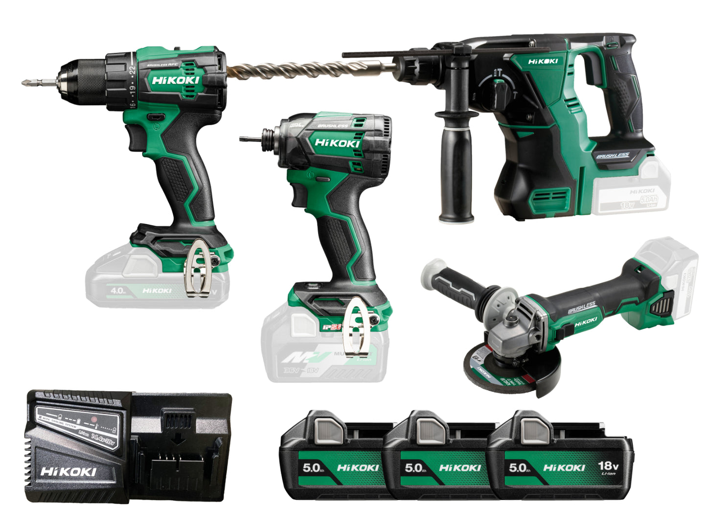 Hikoki Combo-Kit Akku KC18DEWHZ
