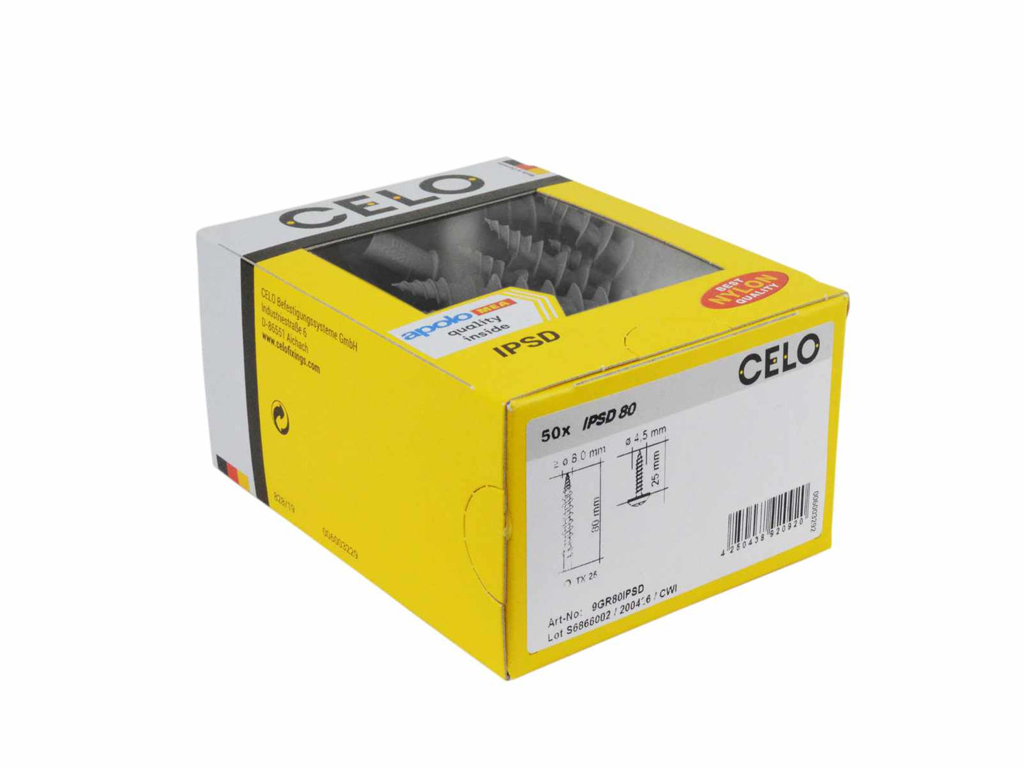 Celo Isolierpl.schraubd.IPSD 80 TELG | 50St/Pak