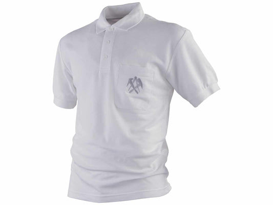 JOB-Polo-Shirt KAI DACHDECKER weiß